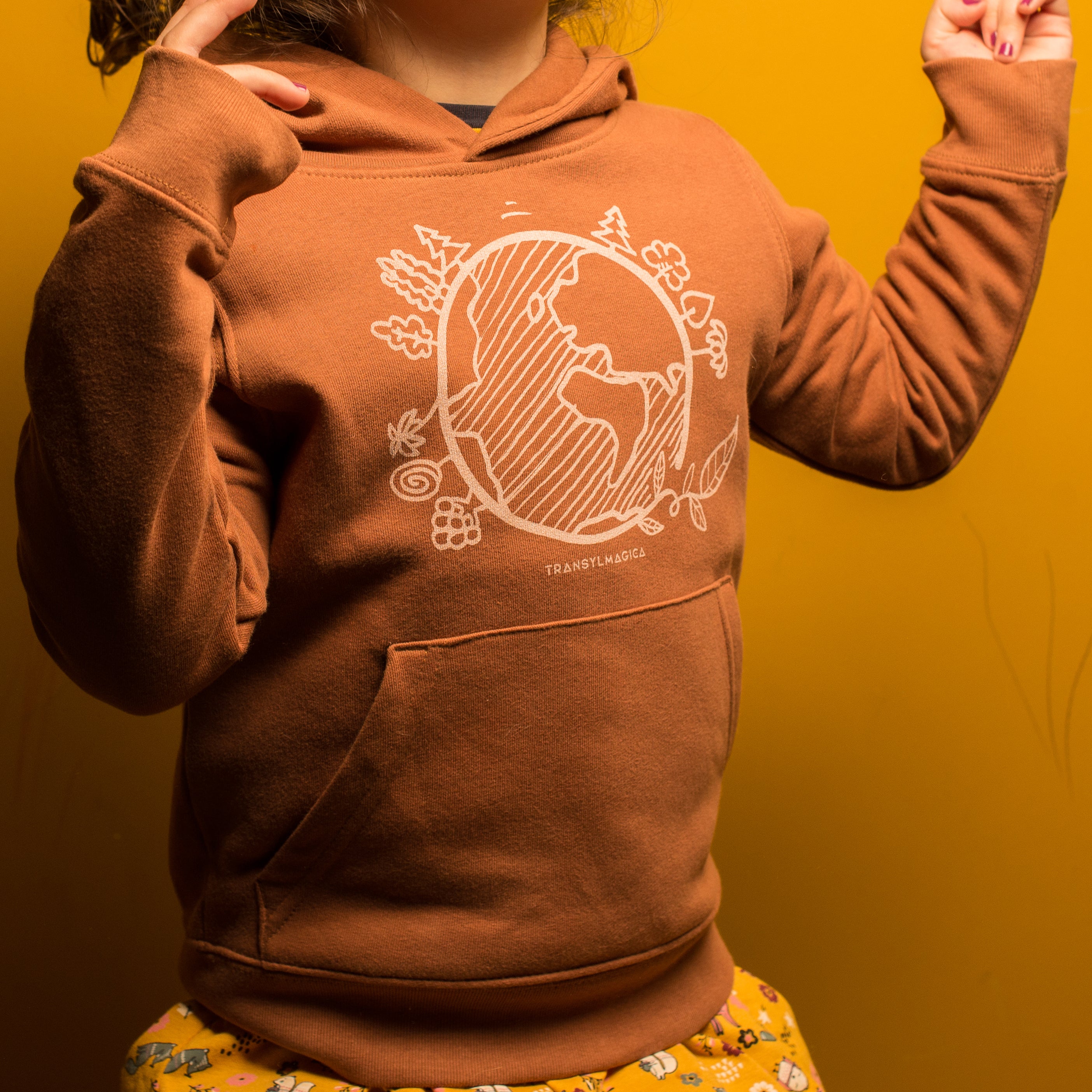 A Bolygó - gyerek kapucnis pulóver